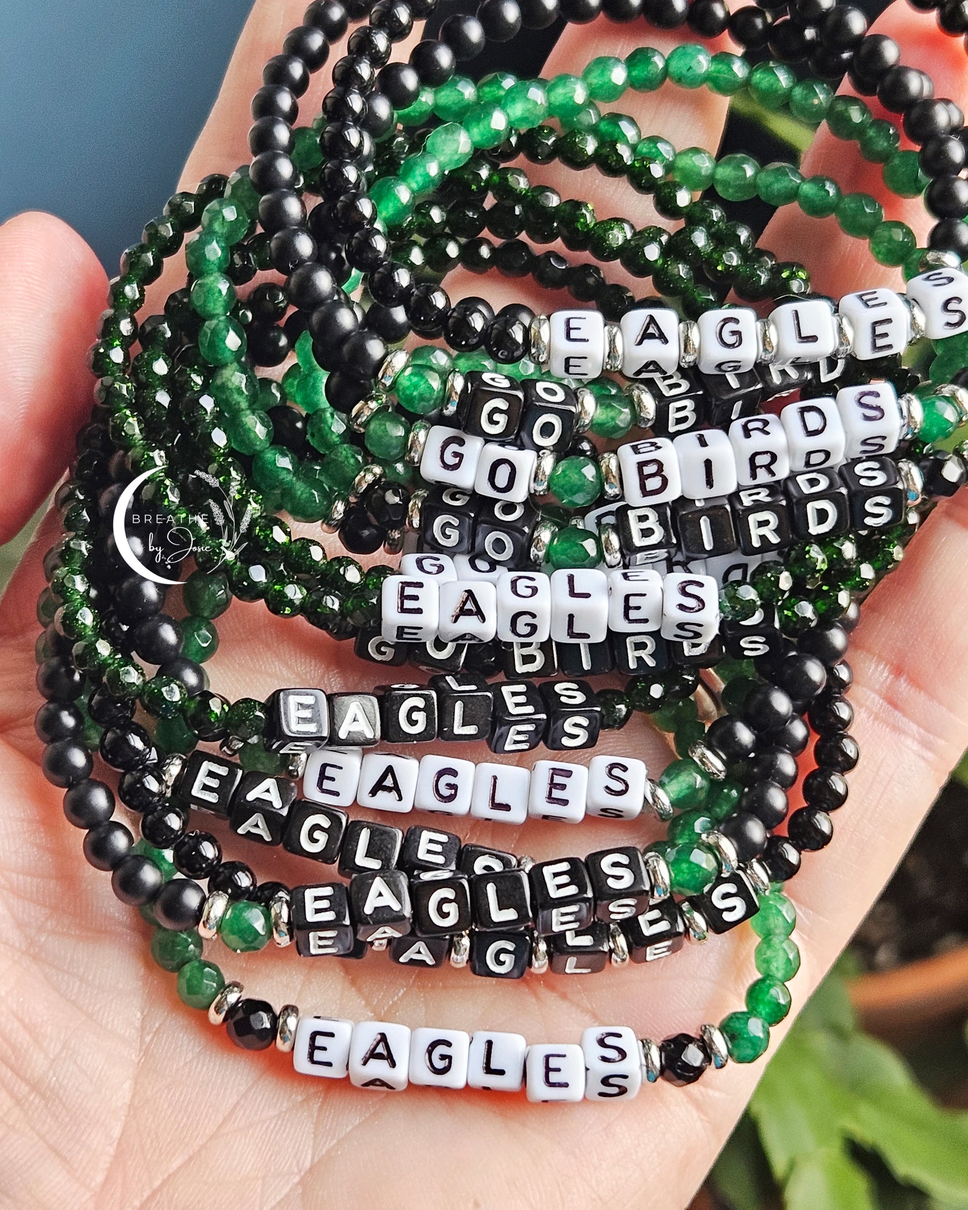 Set of 810 Custom Sports Team Bracelet With Number 