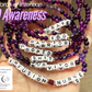 IBD Awareness 'Words of Intention' Bracelet