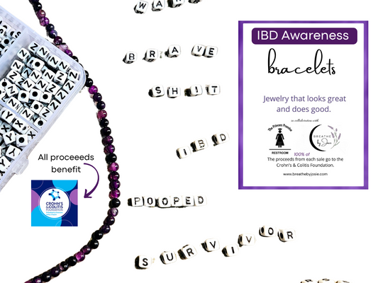 IBD Awareness 'Words of Intention' Bracelet