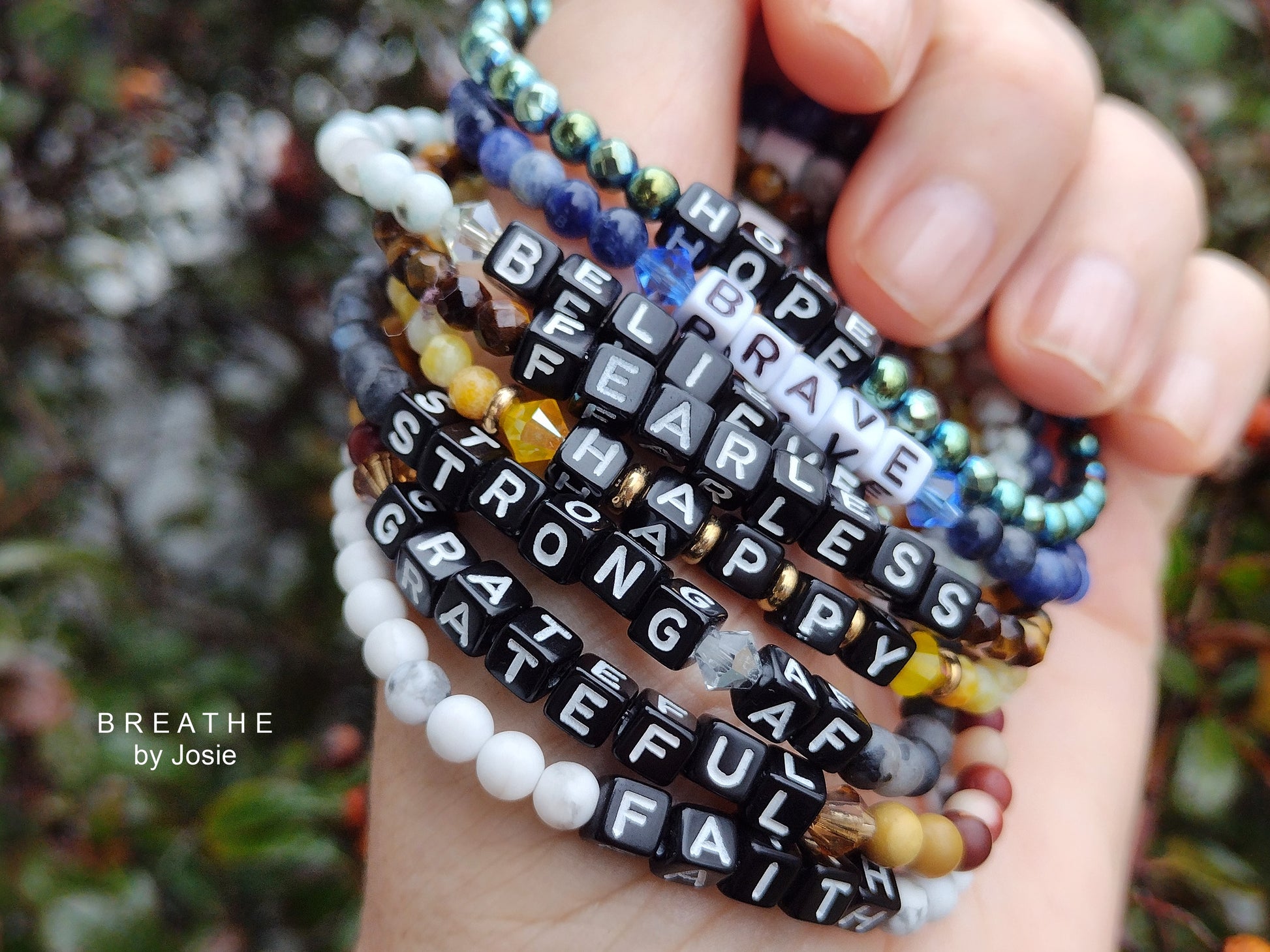 Custom Morse Code Stretchy Seed Bead Bracelet,custom Message