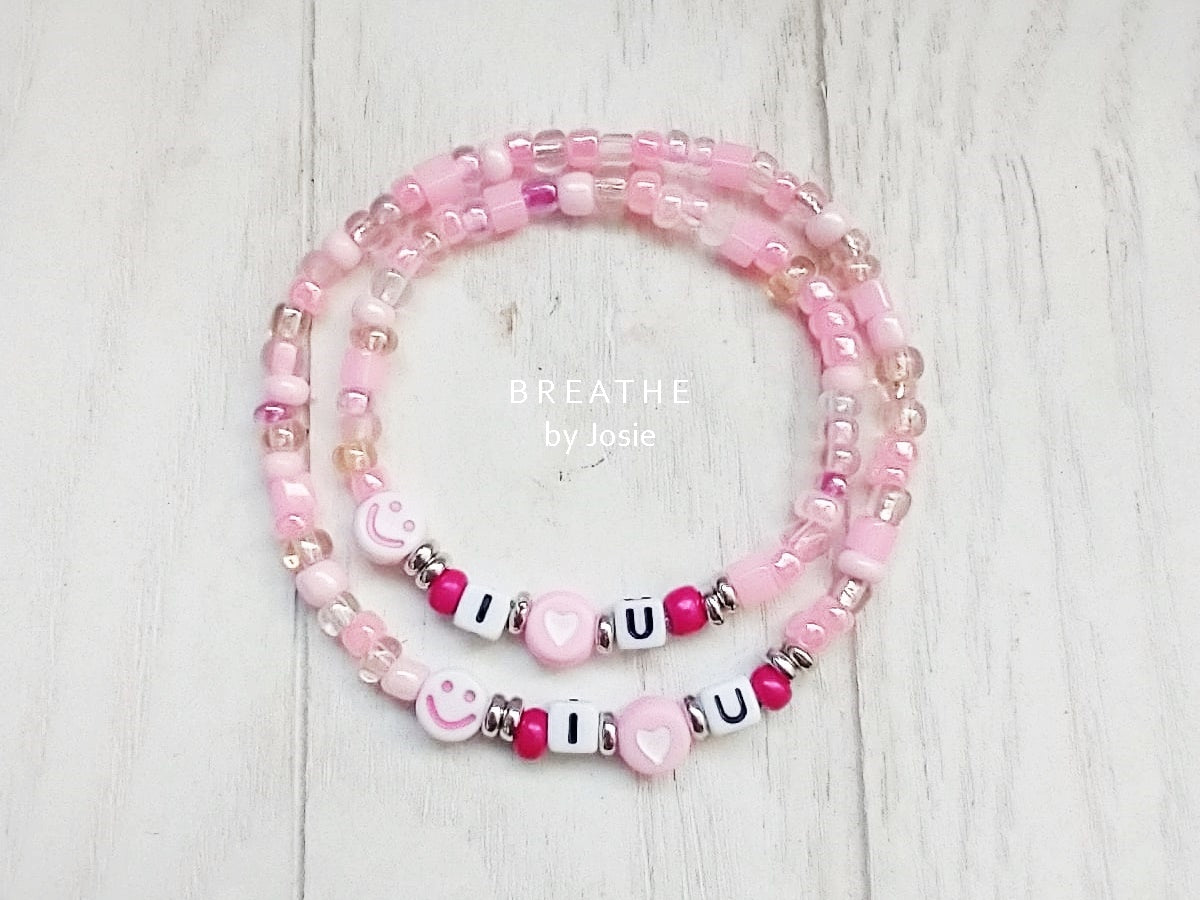 Big+Little Sorority Magnetic heart bracelet set – Love Leigh Gift Co.