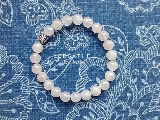 Mystic Rose Quartz  Natural Gemstone Bracelet